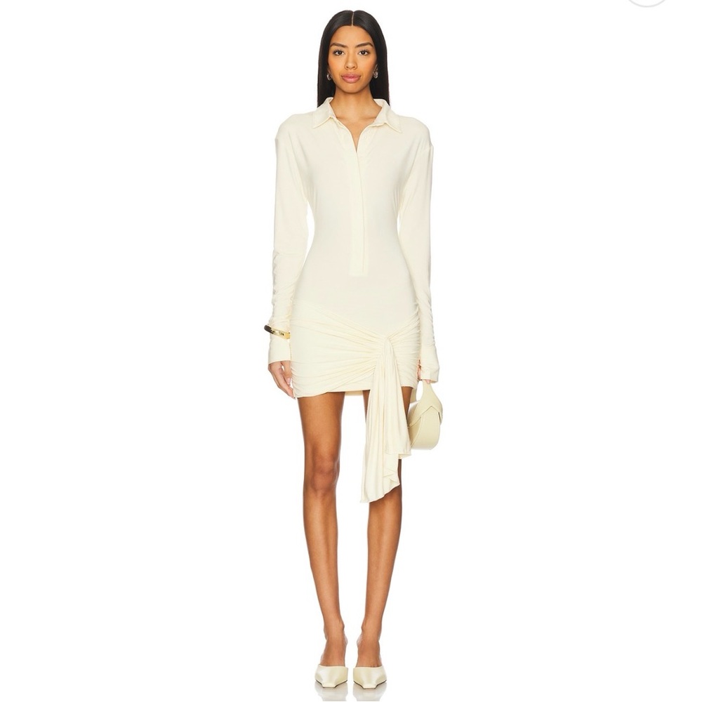 Lioness Cream Long Sleeve Dress